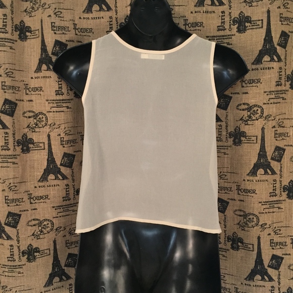 Hazel Sequined Beaded Tank Top Size M - Picture 4 of 6