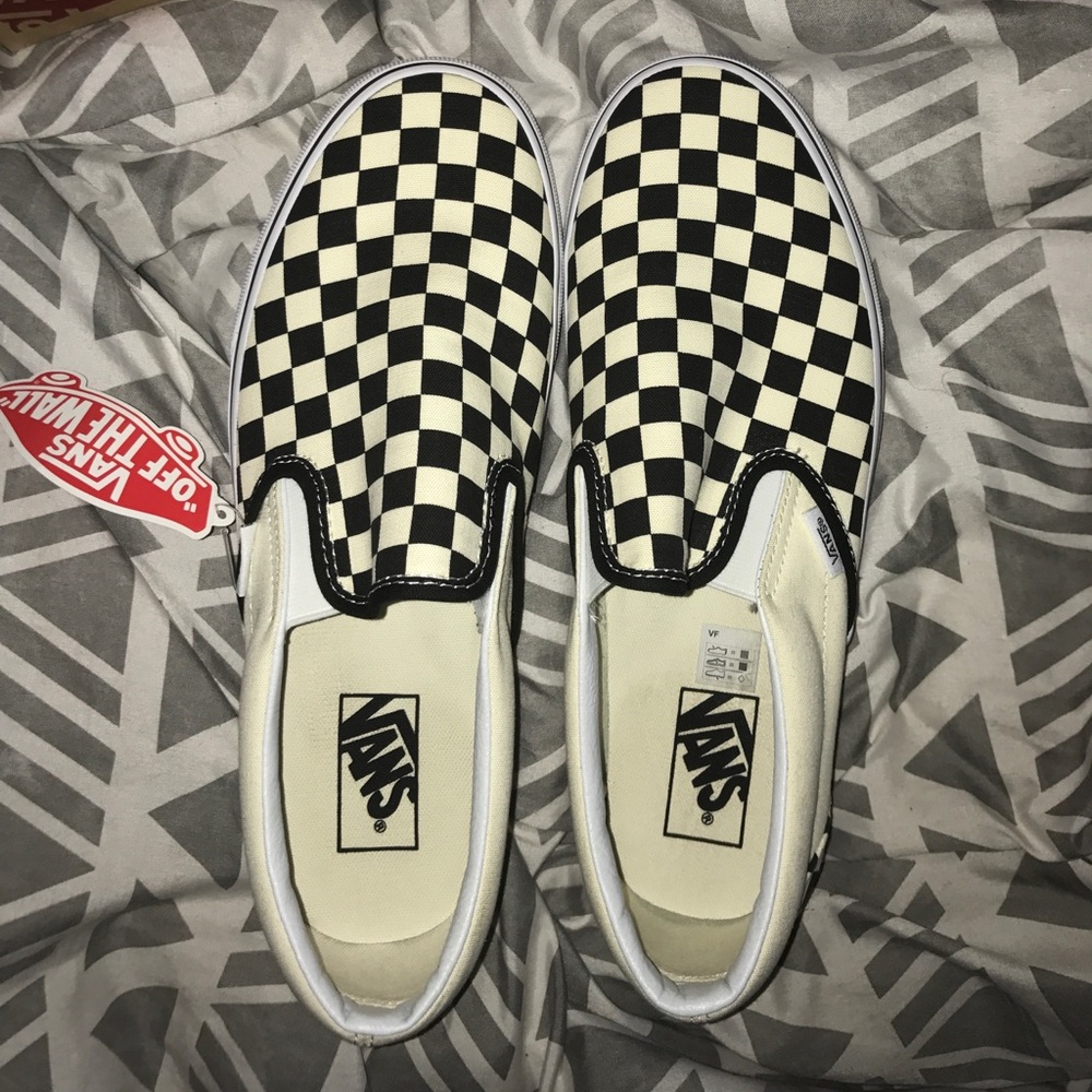 Vans Checkered slip on shoes