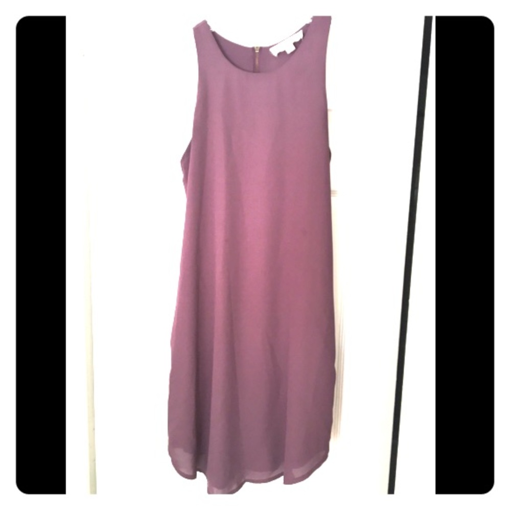 Purple summer dress
