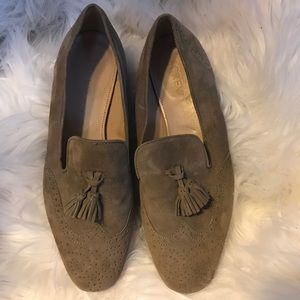 J. Crew Tan Flats