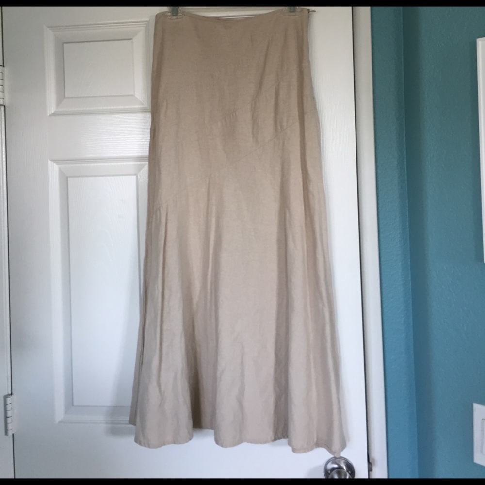 Linen A-Line Skirt by Dorothy Perkins