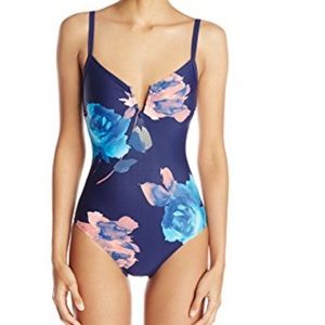 Vince Camuto Floral print On-piece Bathing Suit