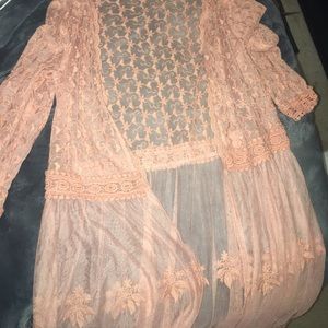 Long Lace Duster