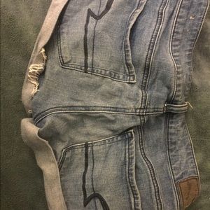 American eagle stretch shorts size 8