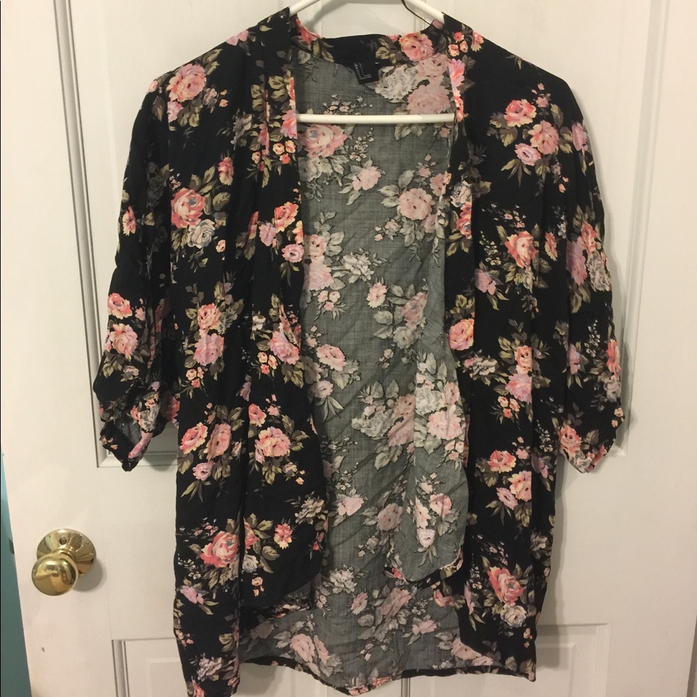 Floral kimono