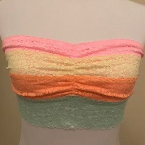 Victoria's Secret PINK Sorbet Bandeau Bra