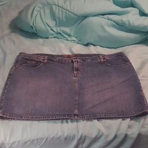 Jean skort (yes skort)