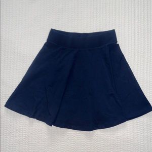 Blue skater skirt