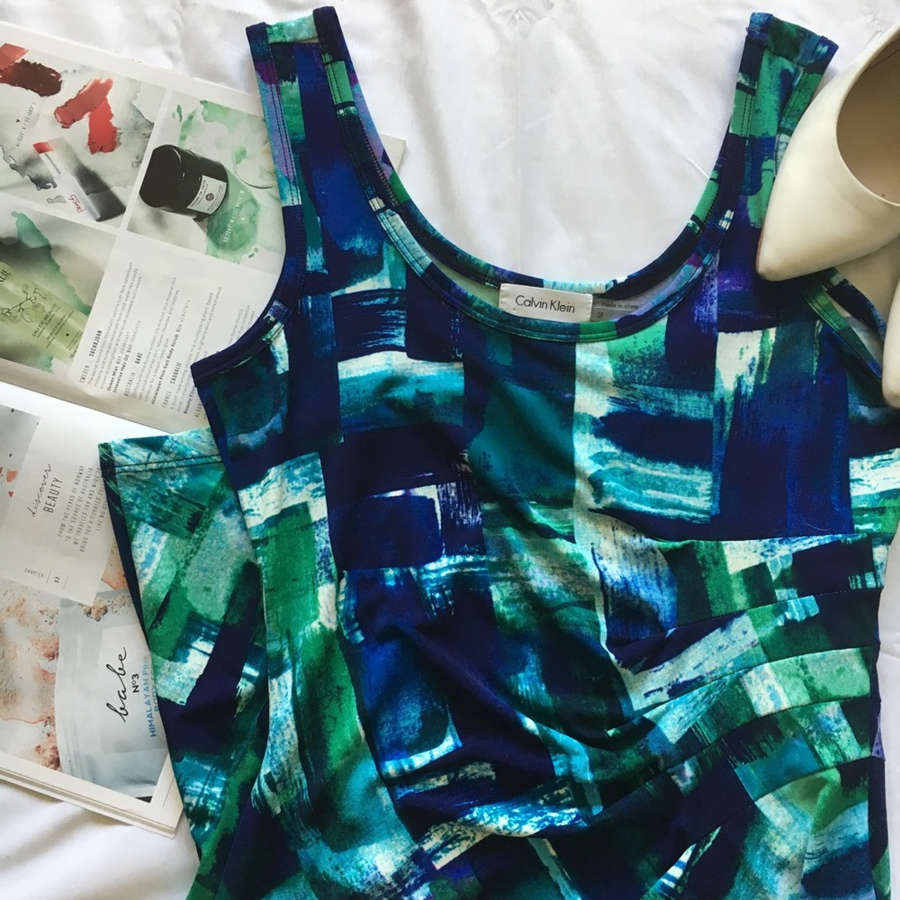 Calvin Klein stretchy tank dress