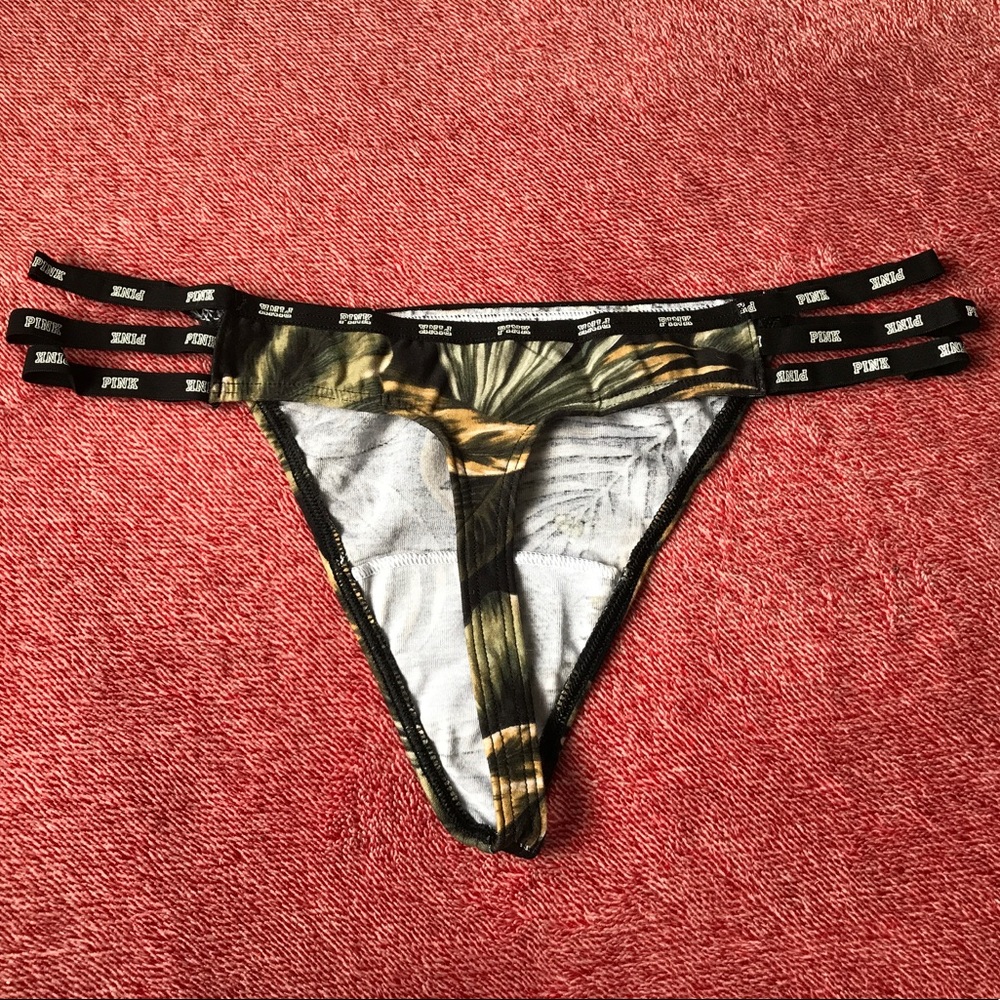 VS PINK STRAPPY LOGO THONG - Picture 4 of 4