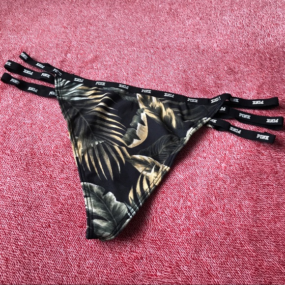 VS PINK STRAPPY LOGO THONG - Picture 2 of 4