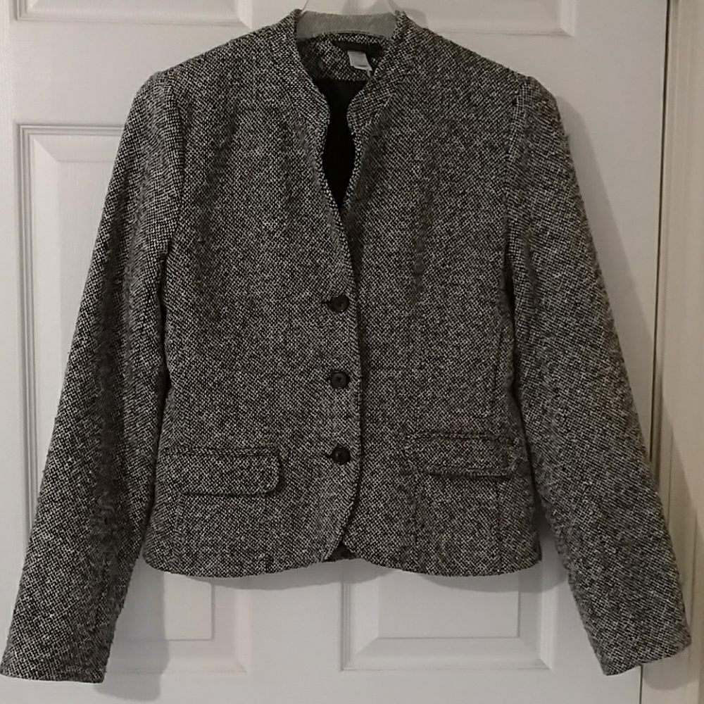 JACKET Black/White