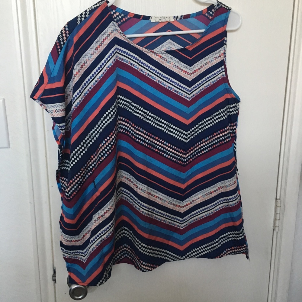 Ezra one sleeved top
