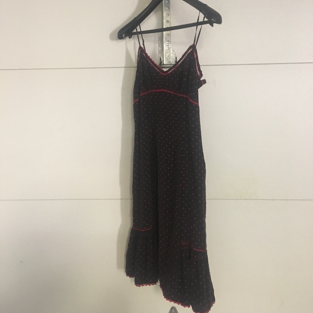 Betsey Johnson Black/red polka dots dress
