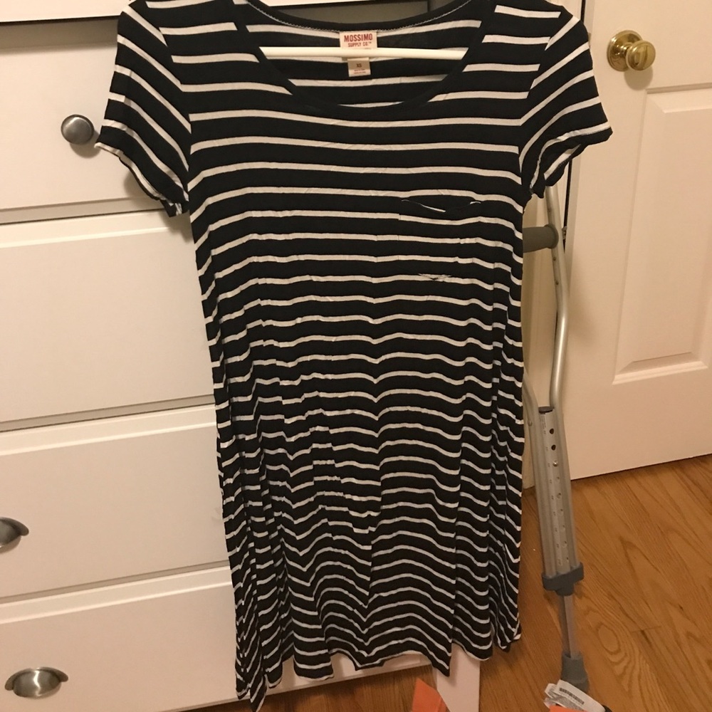 Striped t-shirt dress