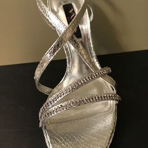 Nina silver shoes