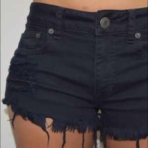 American Eagle hi rise festival shorts