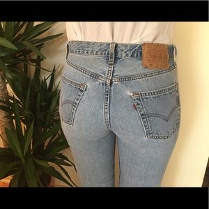 Vintage Levi's 501's high rise