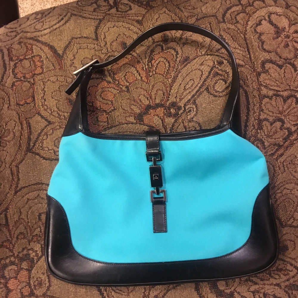 Gucci blue Jackie bag authentic
