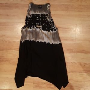 Relaxed fit beach cover with pockets