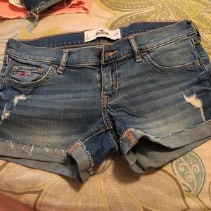 hollister jean shorts
