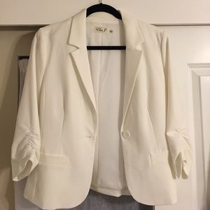 Eliza J white blazer