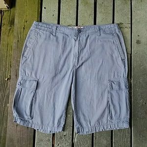 Men's Light Blue summer Cargo Shorts- size 36