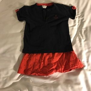 Matching skirt and top by P&P from Piccino Piccina