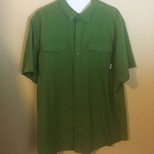 Green Columbia PFG Fishing shirt size Large
