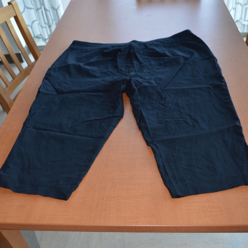 Black Avenue Capri Pants
