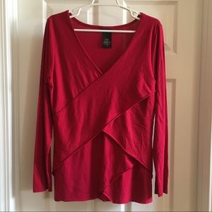 Apostrophe Red Shirt Large EUC