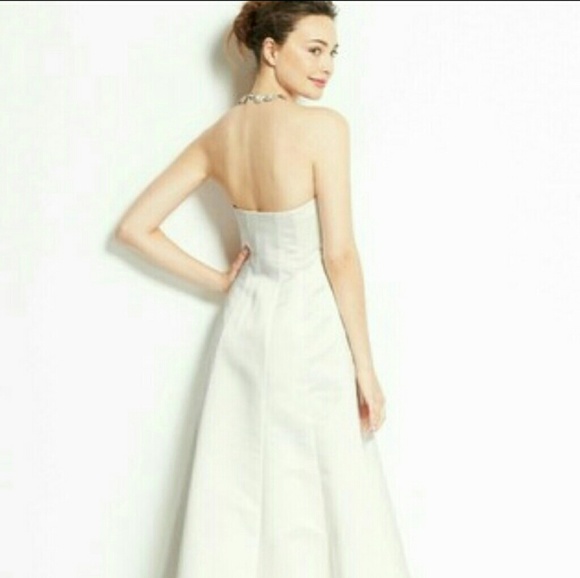 Ann Taylor Duchess Satin Wedding Dress - Picture 1 of 7