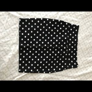 Polka Dot Pencil Skirt