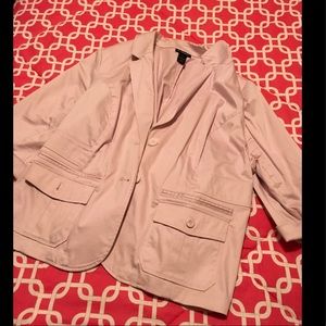 Cropped Sleeve Blazer