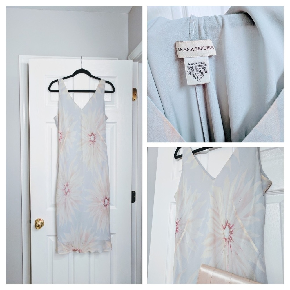 Stunning Banana Republic 100%Silk Dress
