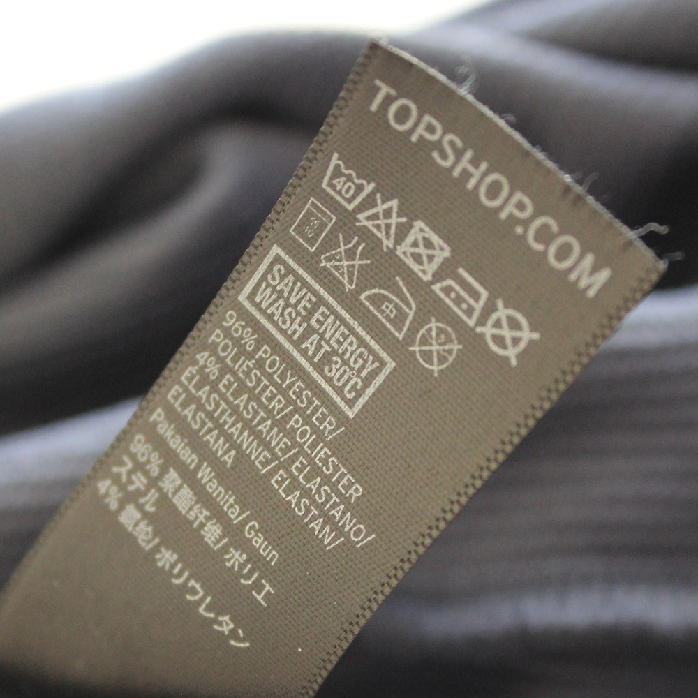 Topshop Cold Shoulder Rib Midi Dress - Picture 3 of 4
