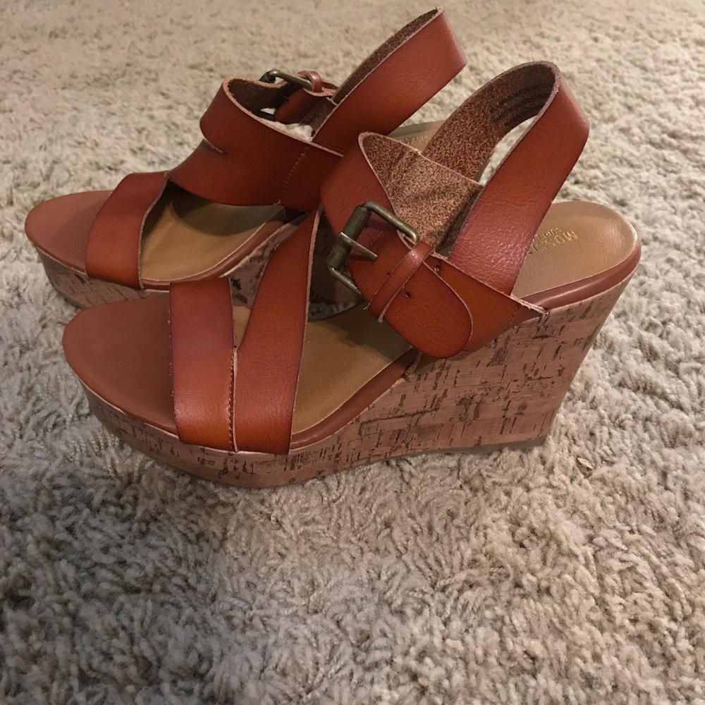 Women's Wedge Sandals 7.5 Mossimo