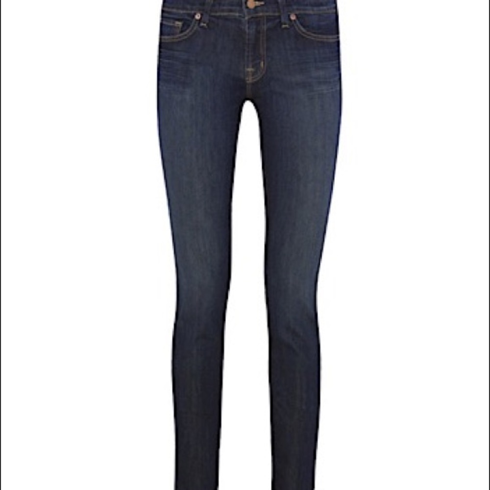 Distressed J Brand jeans pencil leg size 24