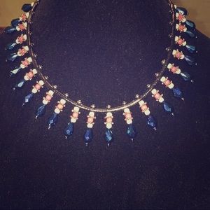 Leather cleopatra necklace