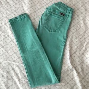 Turquoise Jeans