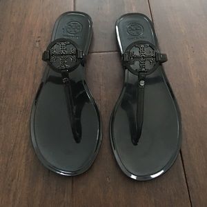 Tory Burch Mini Miller Sandals with Crystals size7