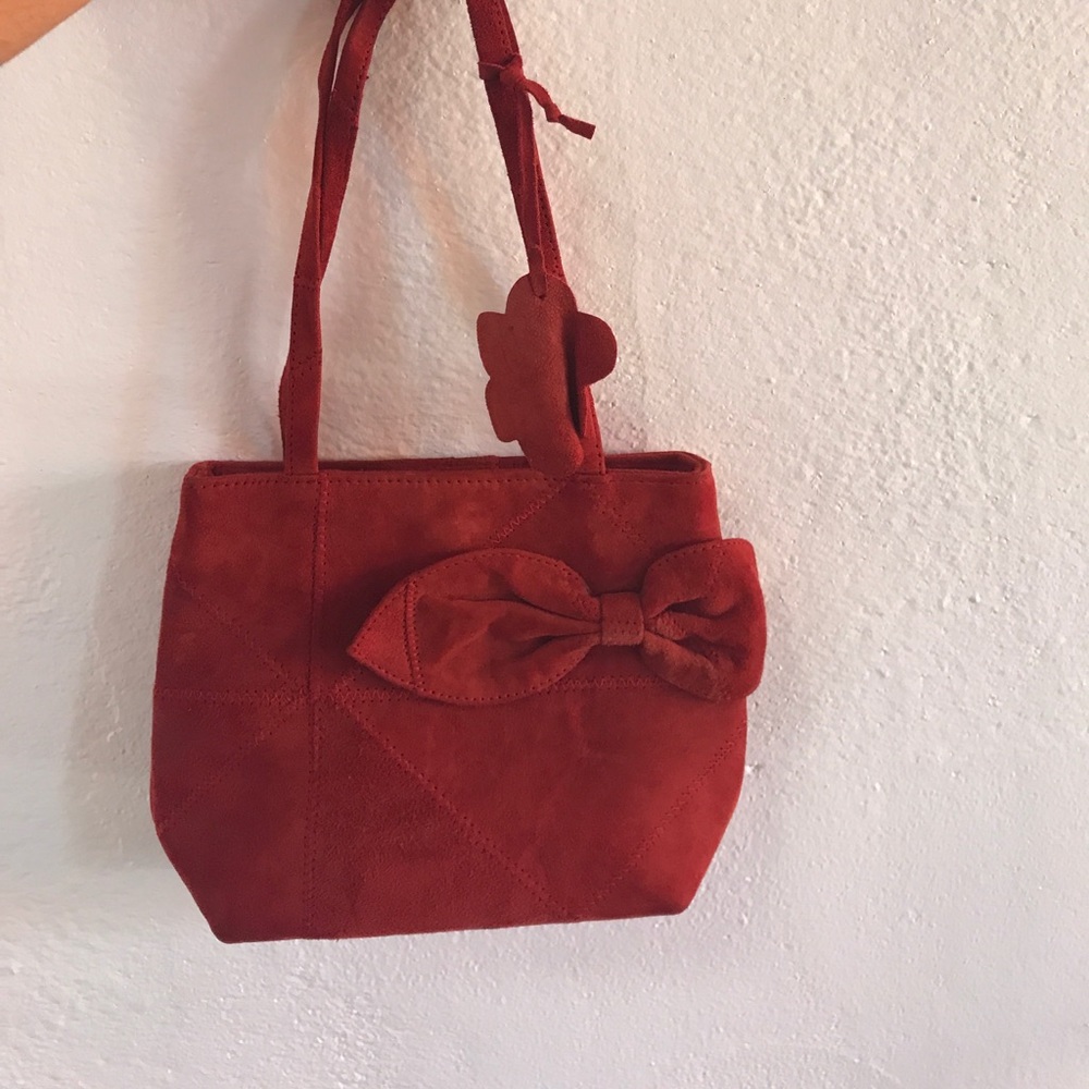 Cute burgundy handbag