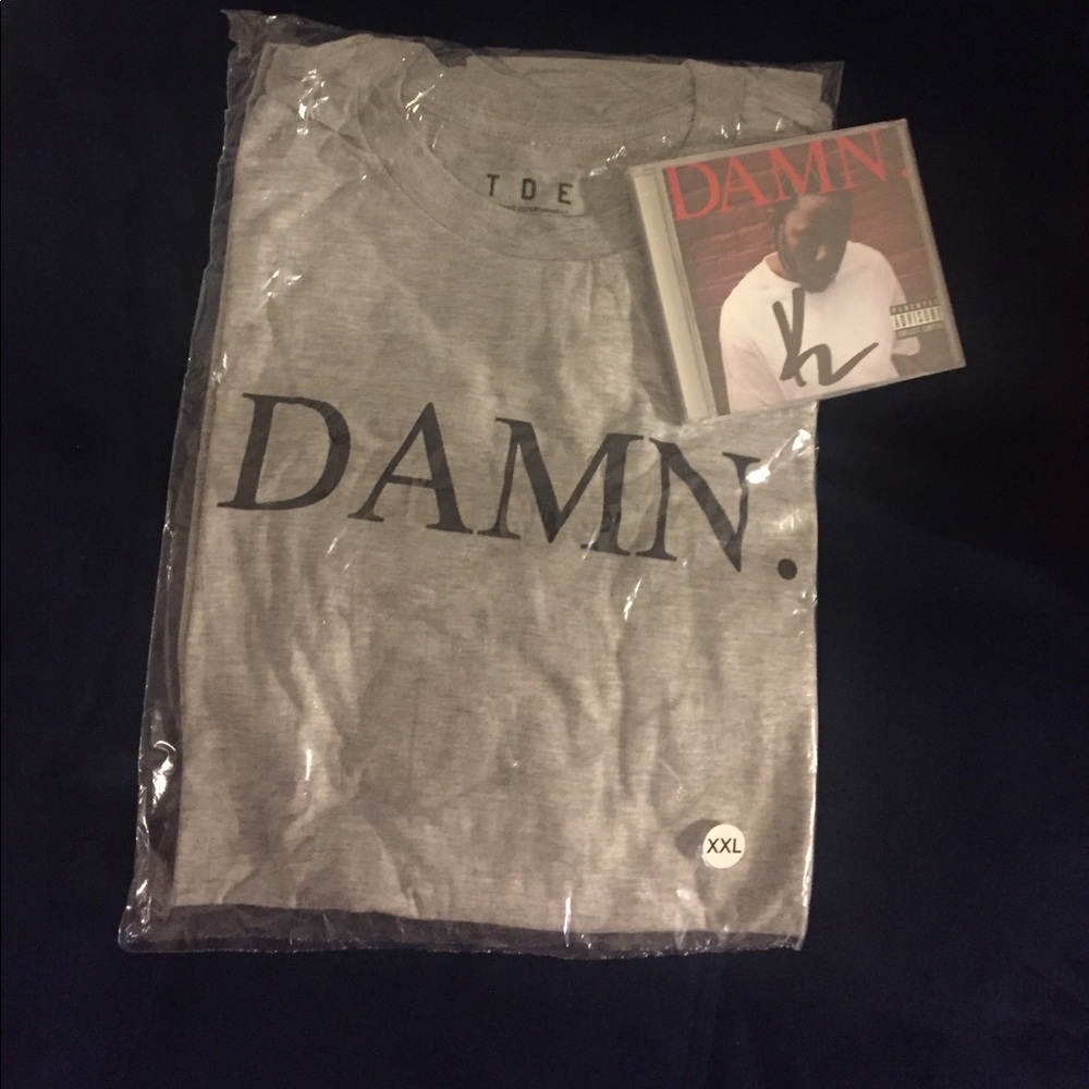 Signed DAMN Kendrick Lamar + tshirt XXL
