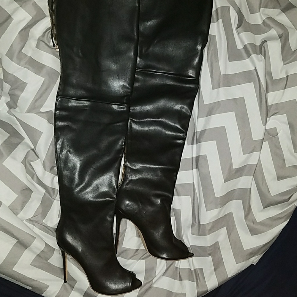 Thigh Boots heel