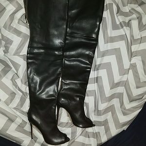 Thigh Boots heel