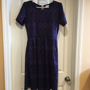 Lularoe Amelia Large EUC Purple