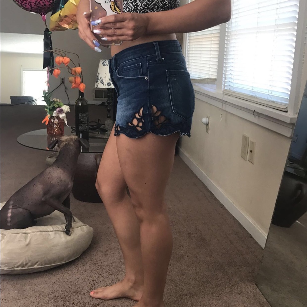 Jessica Simpson brand jean shorts