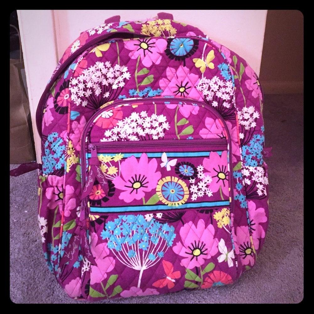 Purple Vera Bradley backpack