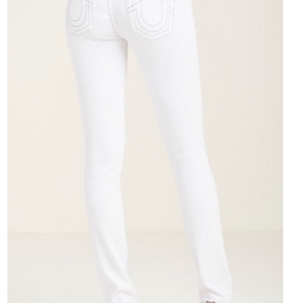 True religion women white jean