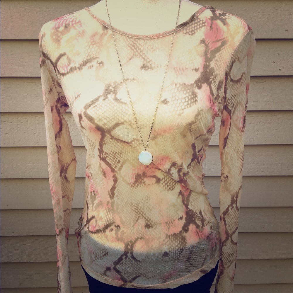 Sheer Express long sleeve top
